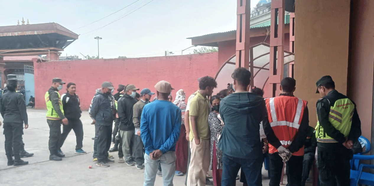 थापाथलीपछि गैरीगाउँमा संरचना हटाइँदै, ६८ परिवारको तथ्यांक संकलन