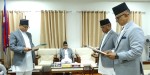 प्रमुख निर्वाचन आयुक्त र आयुक्तद्वयले लिए शपथ