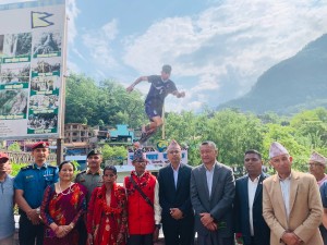 फुटबलर सावित्राको सम्मानमा ‘साम्बा चोक’ नामाकरण