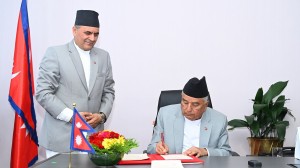 सेना परिचालन गर्न राष्ट्रपतिद्वारा स्वीकृति