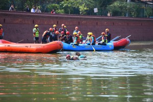रानीपोखरीमा मनसुनजन्य विपद् प्रतिकार्यको संयुक्त अभ्यास