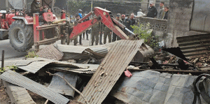 बुटवलमा पनि सरकारी जग्गामा बनेका घरटहरा हटाउन थालियो