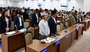 संसद्‍मा कांग्रेसको आह्वानमा विपक्षी दलहरूले गरे ५ मिनेट मौनधारण