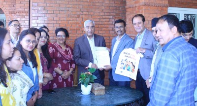 प्रत्यक्ष निर्वाचन प्रणालीभित्र समानुपातिक सहभागिता गराउनुपर्छ : सभापति देउवा