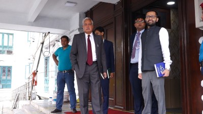ऊर्जामन्त्रीसँग भारतीय राजदूत श्रीवास्तवको भेटवार्ता