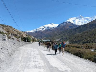 मनाङमा डेढ महिनामा सात हजार पर्यटक भित्रिए