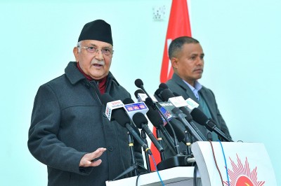 बर्बादी नरोकिए वर्तमान गठबन्धन भत्काएर भएपनि सरकार सञ्चालन गर्छौं : ओली