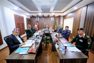 आगामी निर्वाचनमा सेना परिचालन गर्न सुरक्षा परिषद्को सिफारिस