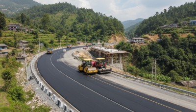 नौविसे-नागढुंगा सडक खण्डको काम अन्तिम चरणमा