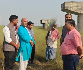 अलपत्र रौतहट–सर्लाही बागमती पुल निर्माणमा तीव्रता दिन निर्देशन, स्थलगत अनुगमनपछि गति लिने संकेत