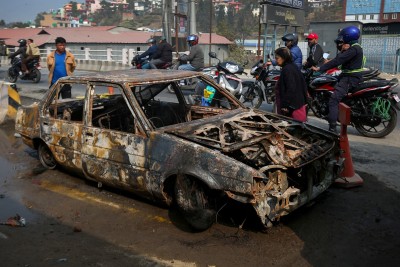 नैकाप र सुकेधारामा दुई वटा गाडीमा आगजनी, दुर्गा प्रसाईंको पर्चा भेटियो