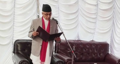 गण्डकीका मुख्यमन्त्री अधिकारी र दुई मन्त्रीले लिए शपथ