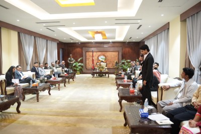 बालुवाटारमा जेनजीसहित त्रिपक्षीय वार्ता सुरु