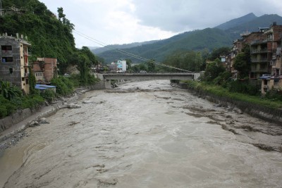 स–साना नदीमा आकस्मिक बाढीको उच्च जोखिम