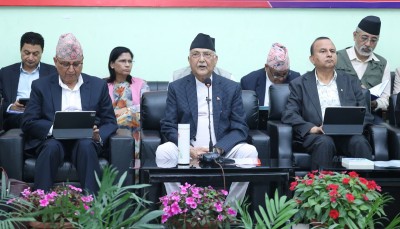 एमाले केन्द्रीय कमिटी बैठक : आन्तरिक एकतालाई बलियो बनाउन अध्यक्ष ओलीको आग्रह