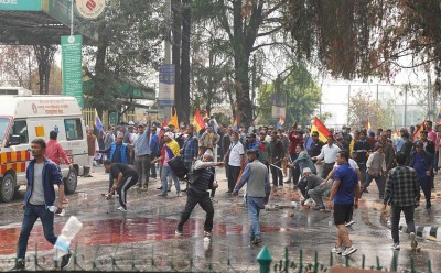 राप्रपाको प्रदर्शनमा झडप