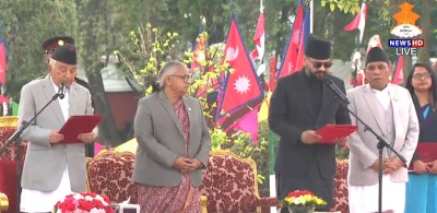 प्रधानमन्त्री बालेन शाहले लिए शपथ