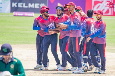 आयरल्याण्ड वुल्भ्सले नेपाल 'ए'लाई दियो १५८ रनको लक्ष्य, कमलको ह्याट्रिक