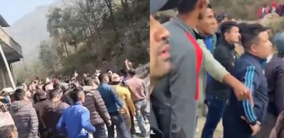 दोलखामा मतपत्र लुटेपछि बुथ एजेन्ट प्रहरीको नियन्त्रणमा