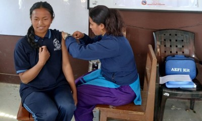१२ दिनमा १३ लाख किशोरीले लगाए एचपिभी खोप