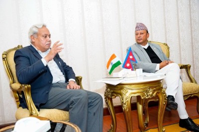 ऊर्जा मन्त्री खड्का र भारतीय राजदूतबीच भेटवार्ता
