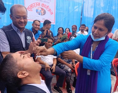 पर्सामा २१ हजार जनालाई हैजाविरुद्धको खोप दिइयो