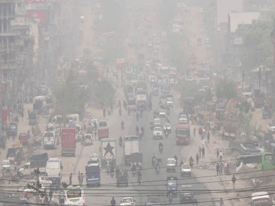 काठमाडौंको वायु विश्वकै अस्वस्थकरको सूचीको तेस्रो स्थानमा