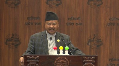 लुम्बिनीका मुख्यमन्त्री चौधरीले गरे राजीनामाको घोषणा