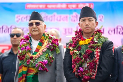 सुहाङलाई जिताउन ओलीको अपिल