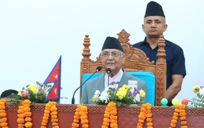 मधेश प्रदेशसभामा प्रधानमन्त्रीको सम्बोधन : 'जनतालाई पवित्रभावका साथ सेवा दिएर लोकतन्त्रलाई बलियो बनाउनुपर्छ'