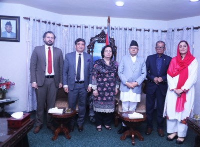 पाकिस्तानको संसदीय प्रतिनिधिमण्डलसँग सभामुखको शिष्टाचार भेटवार्ता
