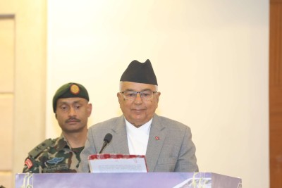 जलवायु न्यायको मुद्दालाई विश्वजगतमा पुर्‍याउनुपर्छ : राष्ट्रपति पौडेल