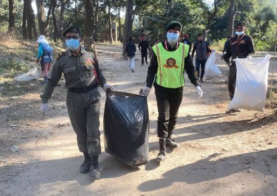 पशुपति क्षेत्रका सम्पदा सफाइ अभियान सुरु