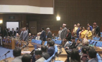 प्रतिपक्षी दलहरुको अवरोधपछि प्रतिनिधि सभाको बैठक स्थगित