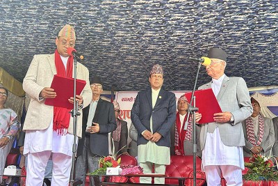 बागमतीका नवनियुक्त मुख्यमन्त्री बानियाँले लिए शपथ