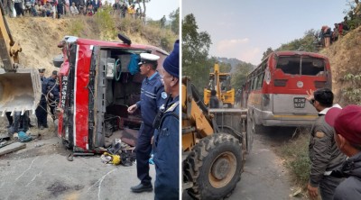 शंखरापुरमा स्कुल बस दुर्घटना हुँदा तीन जनाको मृत्यु