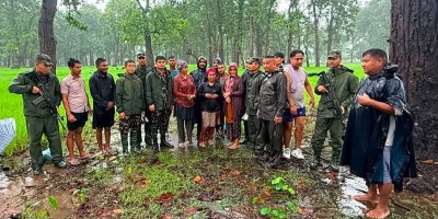 च्याउ टिप्न जाँदा सम्पर्कविहीन भएका १४ महिला आए सम्पर्कमा