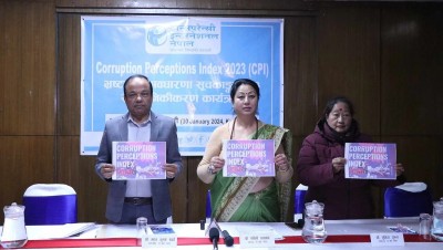 भ्रष्टाचारको सूचकांकमा नेपाल १०८औं स्थानमा, गत वर्षको तुलनामा झिनो सुधार