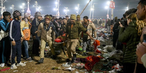 भारतमा महाकुम्भ भागदौडमा १५ जनाको मृत्यु