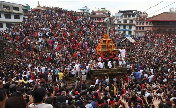 इन्द्रजात्राको साइत सार्वजनिक