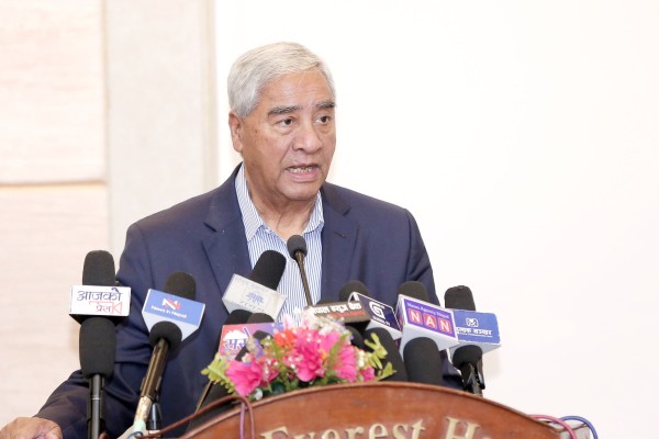 नेपालले मानिस बाहेक अरु निर्यात गर्न सकेन : सभापति देउवा