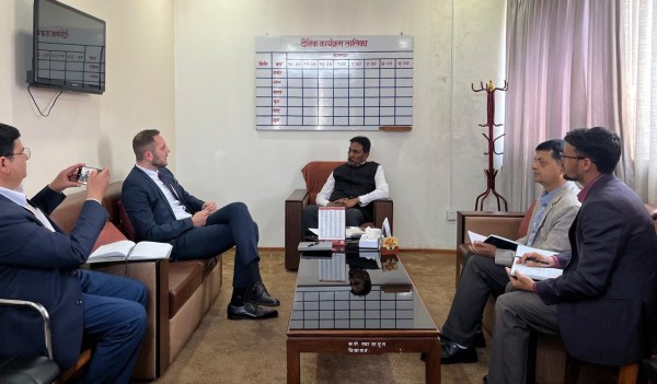 श्रममन्त्री भण्डारी र बोस्नियाका मिसन उपप्रमुखबीच श्रम सम्झौता गर्ने विषयमा छलफल