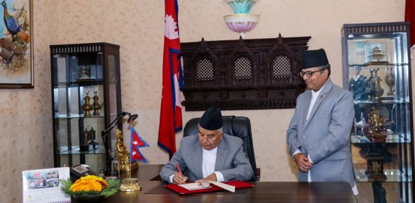 राष्ट्रपतिद्वारा ५ वटा विधेयक प्रमाणीकरण