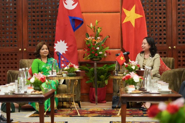 परारष्ट्रमन्त्री डा राणाद्वारा भियतनामका उपराष्ट्रपतिसँग शिष्टाचार भेटवार्ता