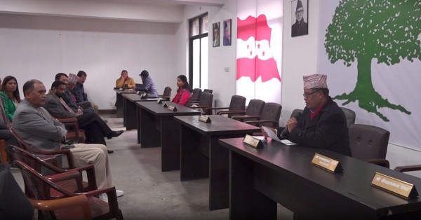 कांग्रेसले नेता उपाध्यायको निधनमा पार्टीको झण्डा तीन दिन आधा झुकाउने