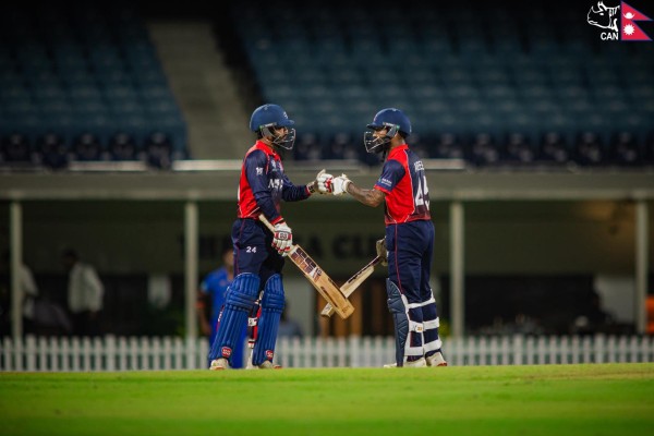 नेपालले वार्म अप खेलमा युएईलाई हरायो