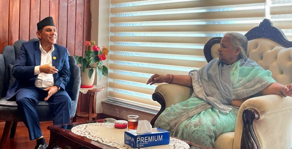 प्रधानमन्त्री कार्की र राष्ट्रिय सभा अध्यक्ष दाहालबीच भेटवार्ता