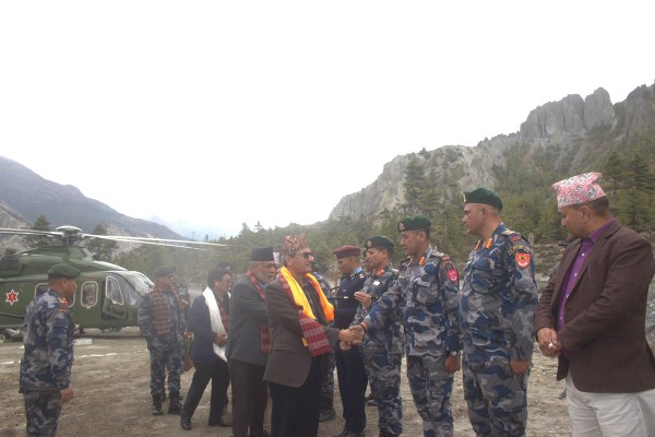 सशस्त्र प्रहरी बल विपद् उद्धारमा अब्बल बन्दै गएको छ : गृहमन्त्री लेखक