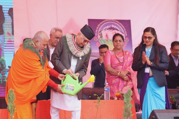 प्रधानमन्त्रीद्वारा पाणिनी तपोभूमि सम्मेलन उद्घाटन