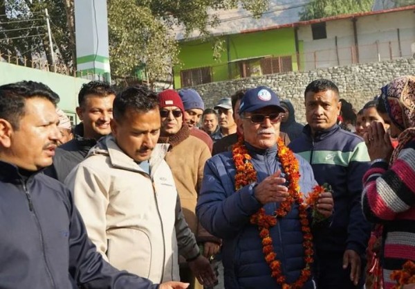 म्याग्दीको पूर्वाधार र पर्यटन विकासमा मेरो ध्यान गएको छ : अध्यक्ष प्रचण्ड